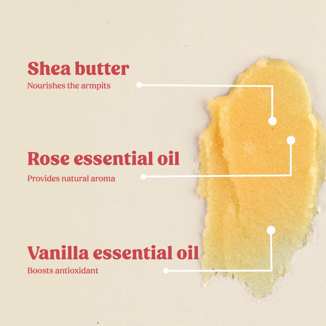 Vilvah Rose & Vanilla Deo Shot | Natural Underarm Deodorant for Odour Control & Dark Underarms | Absorbs Odour, Soothes Skin & Refreshes with Natural Fragrance | 20g thumbnail