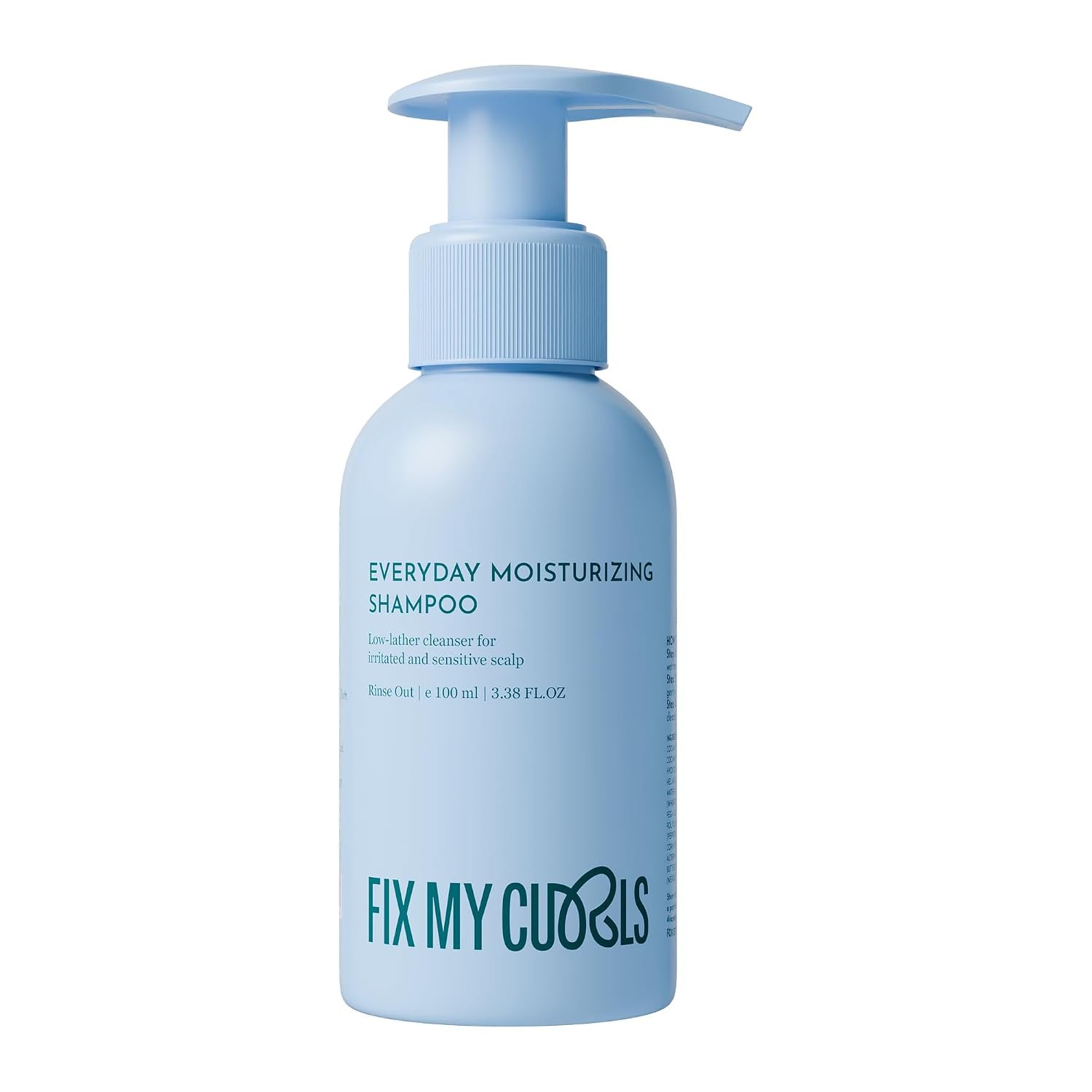 Fix My Curls Everyday Moisturizing Shampoo | Sulphate Free | 100ml A gentle, moisturising shampoo for softer, smoother and hydrated hair.