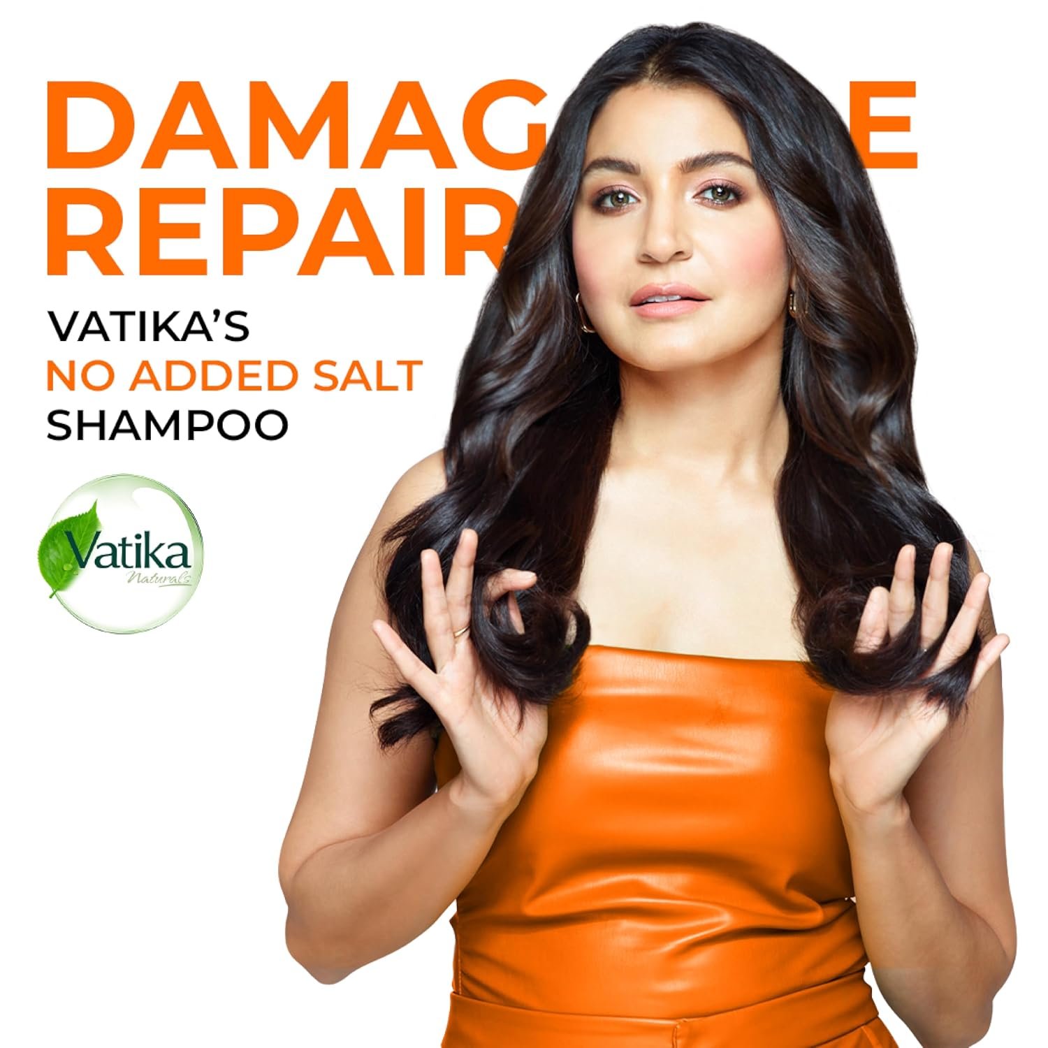 Dabur Vatika Bio-Infusions Damage Repair Shampoo | Moroccan Argan & Black Rice | 2% Plant Collagen + Vitamin C | 100% Damage Repair  | For Dry & Damaged Hair thumbnail