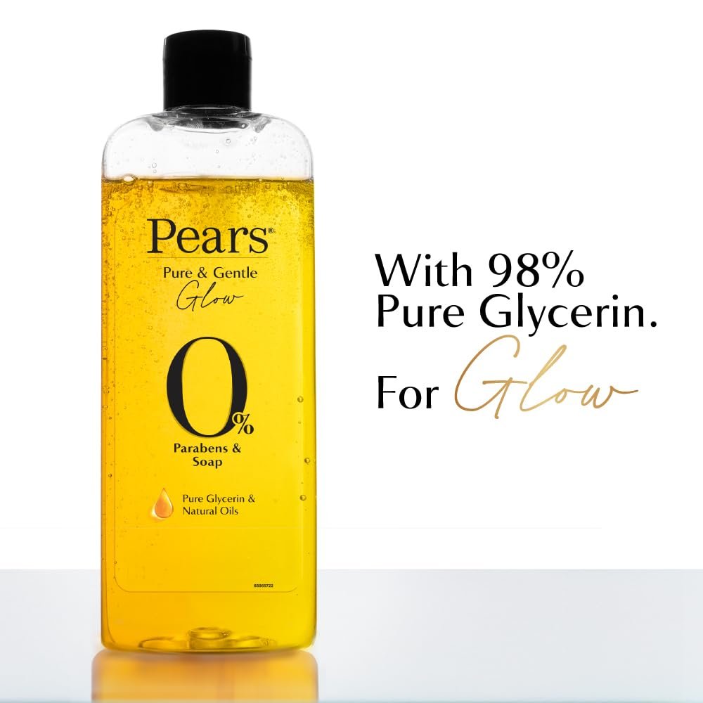 Pears Pure & Gentle Body Wash with 98% Pure Glycerin | Soap-Free & Paraben-Free Hydrating Body Cleanser for Soft, Smooth & Glowing-Looking Skin | 250ml thumbnail