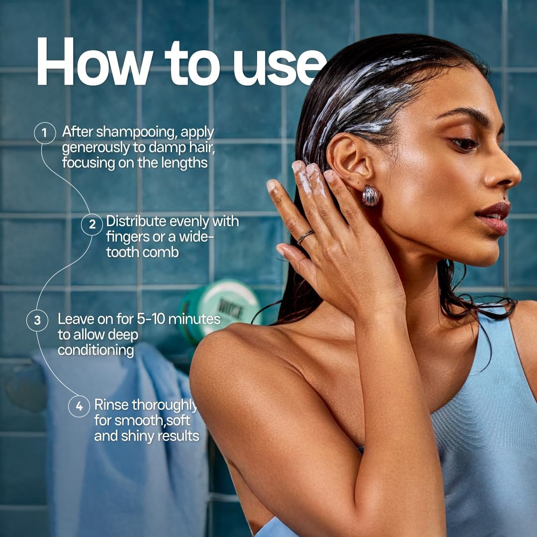 Moxie Beauty Deep Conditioning Hair Mask with Shea Butter | 200ml Deep Conditioning Hair Mask | Shea & Cocoa Butter | Amino Acid Complex | Softens Hair, Locks in Moisture thumbnail