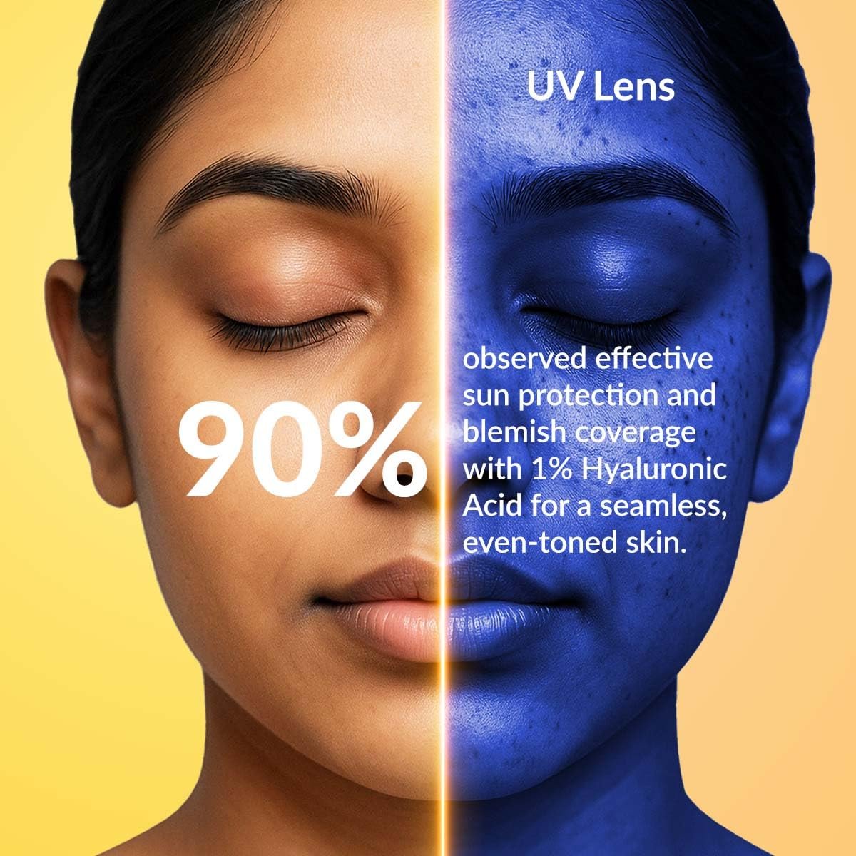 Fixderma Shadow Tinted Sunscreen Medium SPF 50 PA+++ | 1% Hyaluronic Acid & Vitamin E | Brightens & Nourishes the Skin | UVA & UVB Protection | Lightweight | No White Cast | - 30gm thumbnail