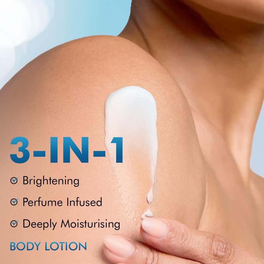 mCaffeine 5% Niacinamide & Glutathione for Brightening & Detan By The Blues Perfume Body Lotion 300ml | Daily Use Summer Cream Bodylotion for Men & Women | thumbnail