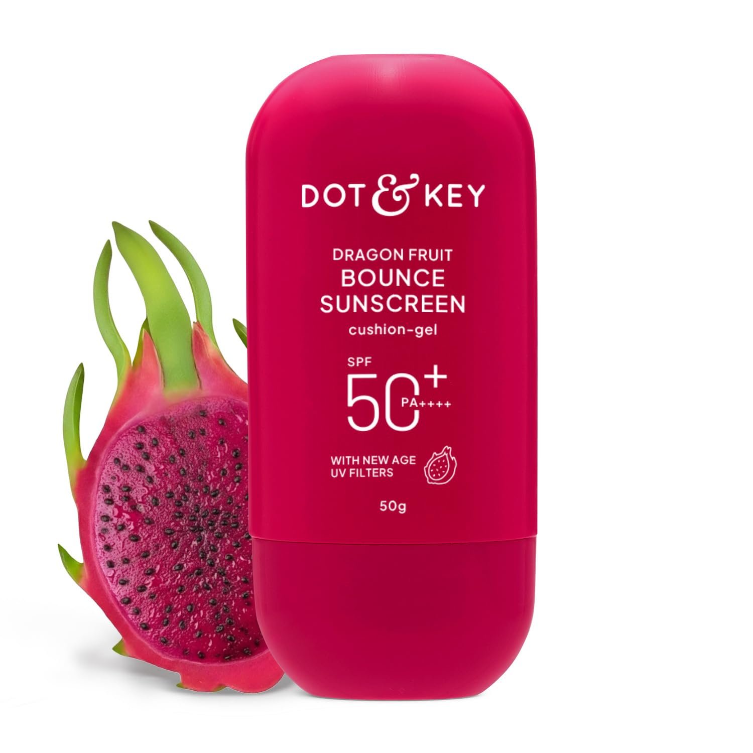 Dot & Key Dragon Fruit Bounce Sunscreen In-Vivo Tested SPF 50+ PA++++ 50g