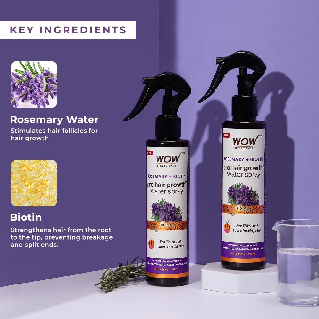 WOW Skin Science Rosemary + Biotin Pro Hair Growth Water Spray thumbnail