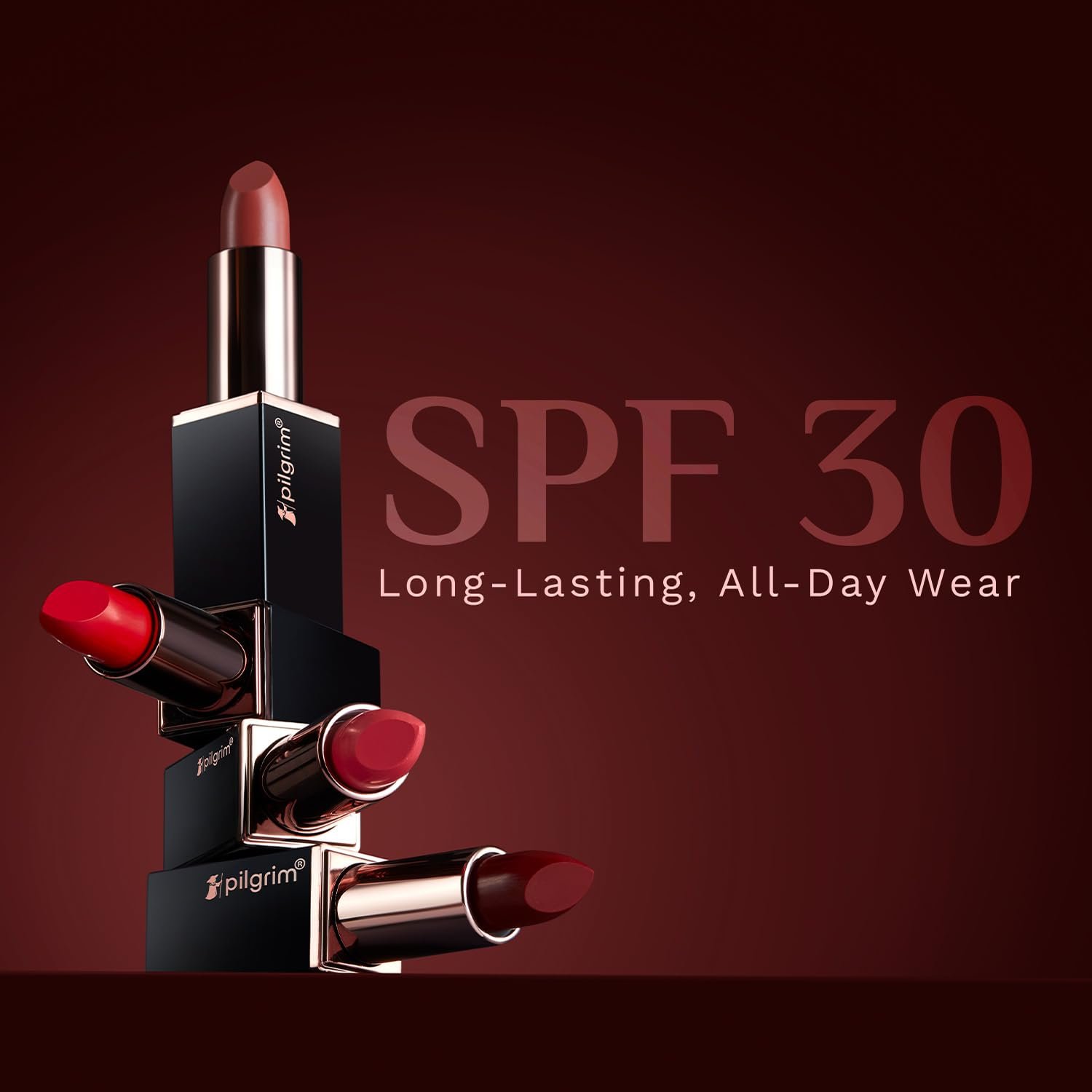 Pilgrim Matte Bullet Lipstick Intense Colour Transferproof & Smudgeproof Mocha Bliss-04 thumbnail