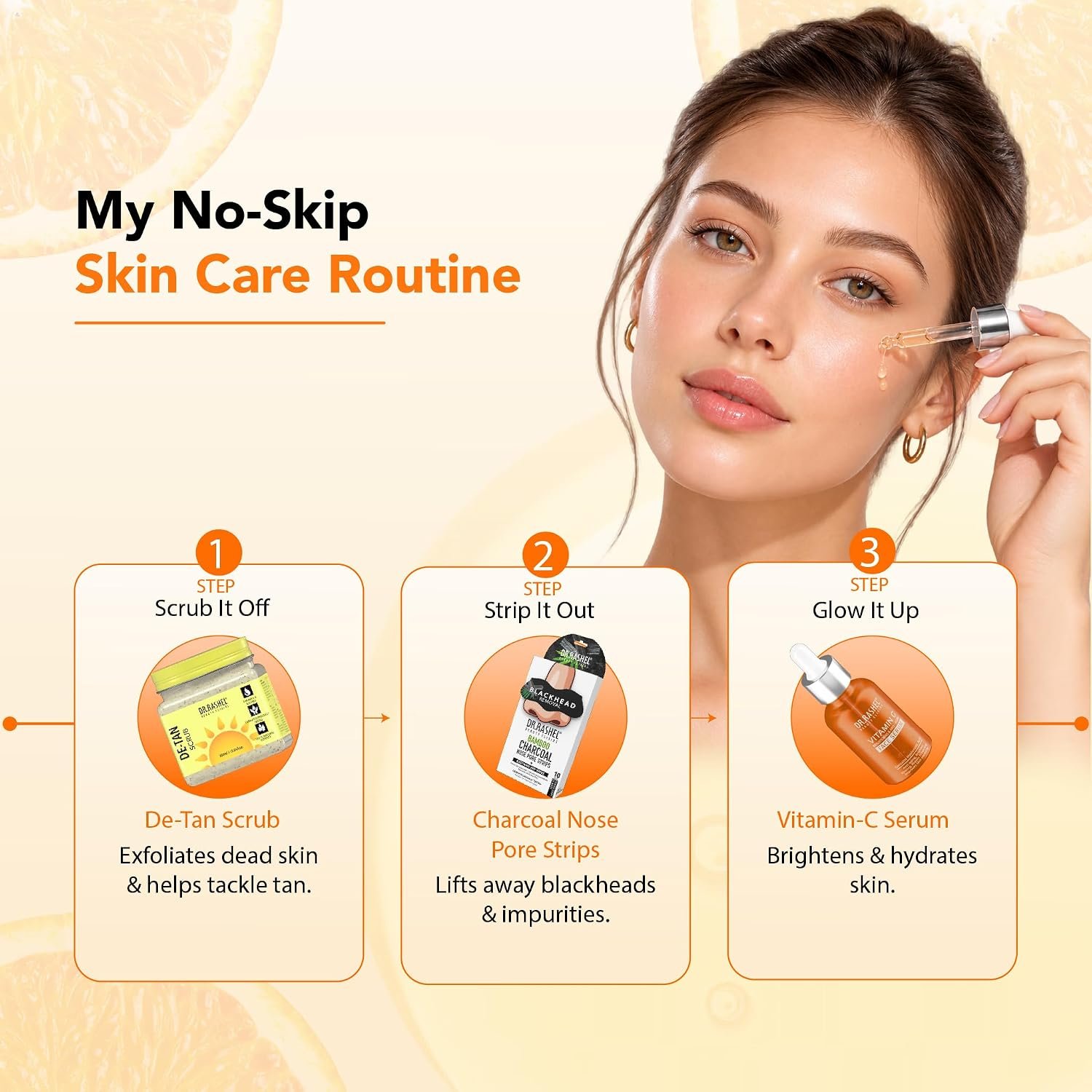 DR.RASHEL Beauty Elixirs De-Tan Scrub for Face & Body with Vitamin C, Walnut Shell Removes Tan, Dead Skin & Blackheads Deep Exfoliating Scrub for Men & Women 380ml thumbnail
