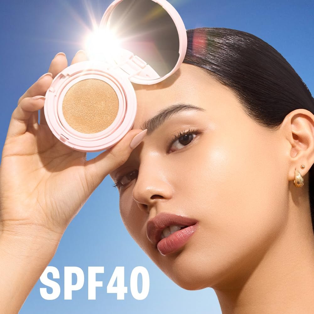 Lakme 9to5 Hya Matte, Beach Edit Cushion Foundation, C 390-Cool Cocoa, Matte Finish, Buildable Coverage, SPF 40, 12 gm thumbnail