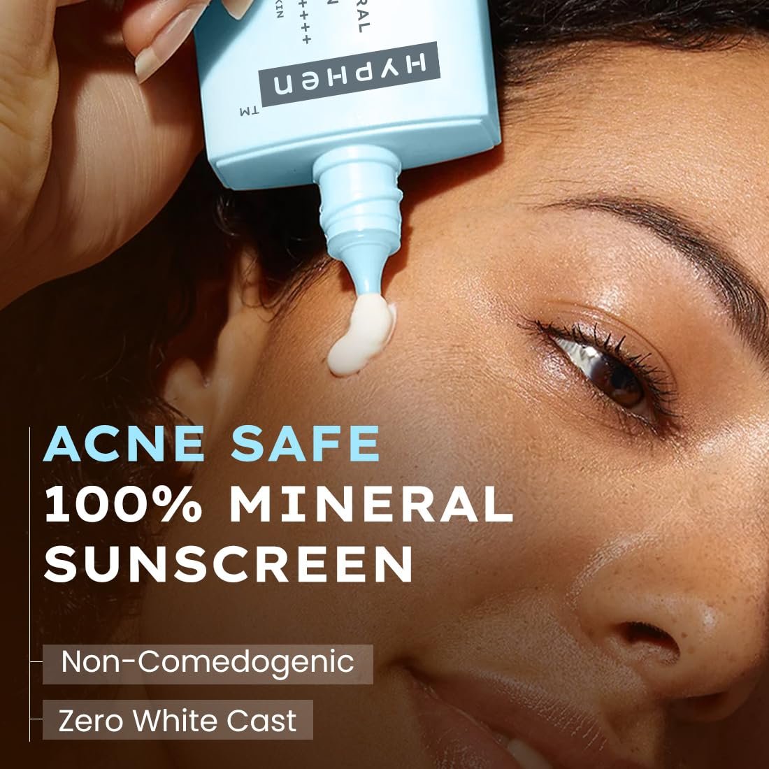 Hyphen SUN MILK 100% MINERAL SUNSCREEN SPF 50 PA++++ UV+ Bluelight Protection, 25% Nano Zinc Oxide | In-Vivo Certified | Sensitive, Acne Prone & Oily Skin, Water Resistant Sun Protect |50 ml thumbnail