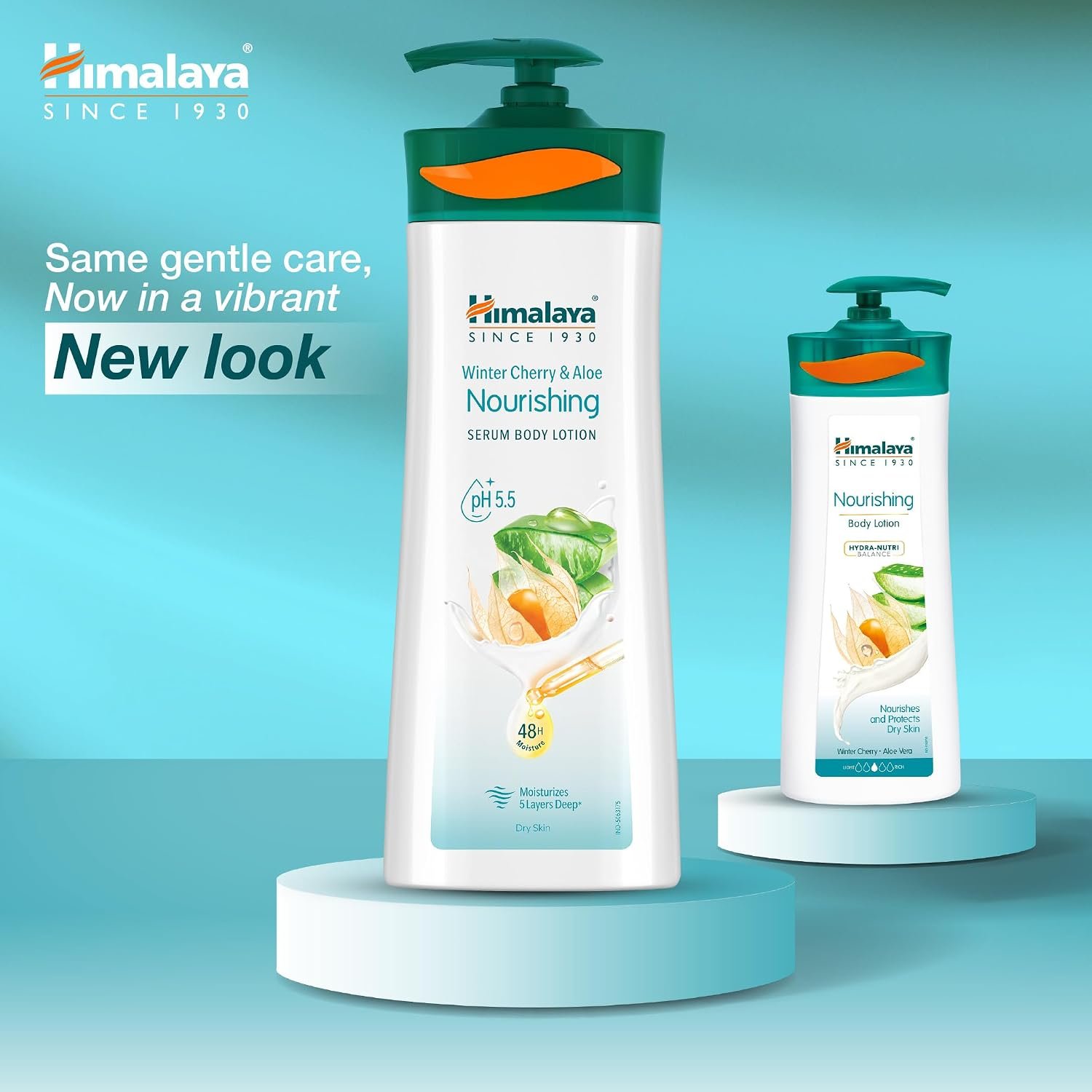 Himalaya Winter Cherry & Aloe Nourishing Serum Body Lotion| 400ml| Winter Cherry | Aloe Vera Extracts| Heals & Nourishes Dry Skin | thumbnail