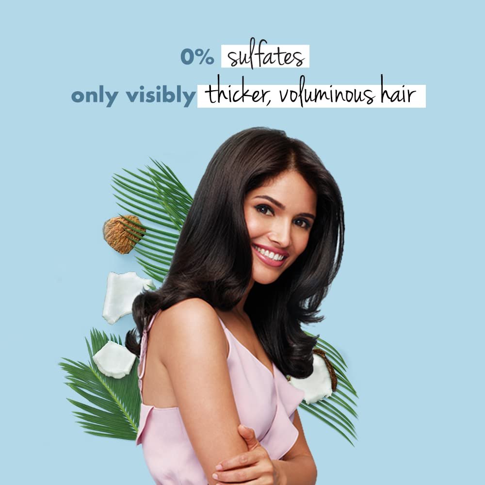 Love Beauty & Planet Coconut Water and Mimosa Flower Sulfate Free Volume and Bounty Shampoo|| No Parabens|| No Dyes|| 100% Organic Coconut Oil|| 400ml thumbnail