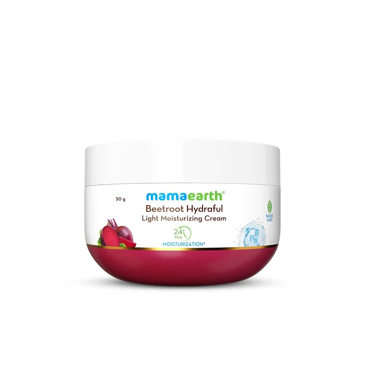Mamaearth Beetroot Hydraful Light Moisturizing Cream 50g