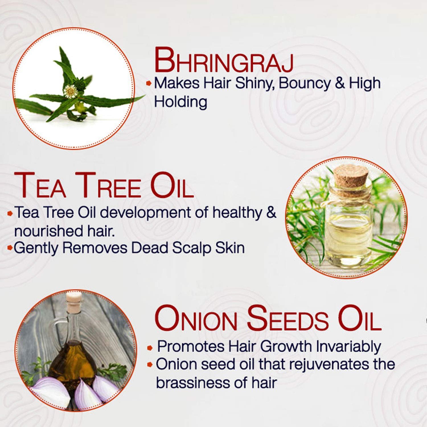 NutriGlow NATURAL'S Onion Hair Shampoo 300ml thumbnail