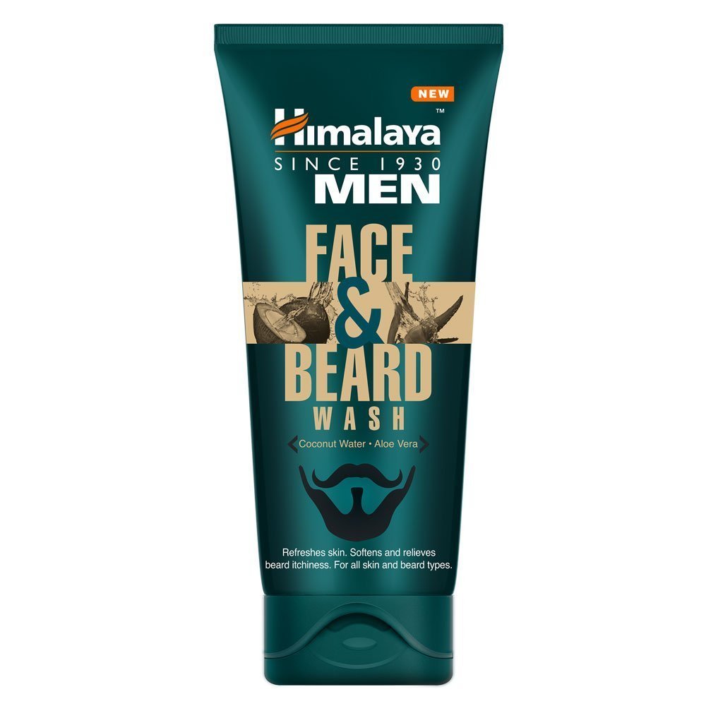 Himalaya Men Face & Beard Wash – Gentle Facial & Beard Cleanser for Deep Cleansing, Freshness & Healthy-Looking Skin, 80ml