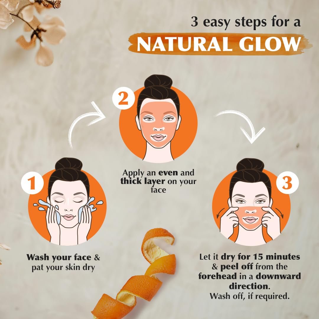 Everyuth Naturals Orange Peel Off Mask for Natural Glow 100g thumbnail