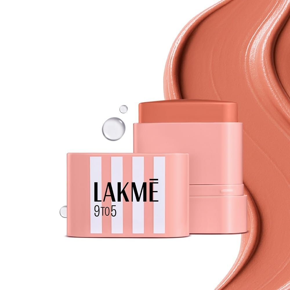 Lakme 9to5 Hya Beach Edit SPF Blush Weekend Flush, Creamy Texture, Travel-friendly, 8.6g thumbnail