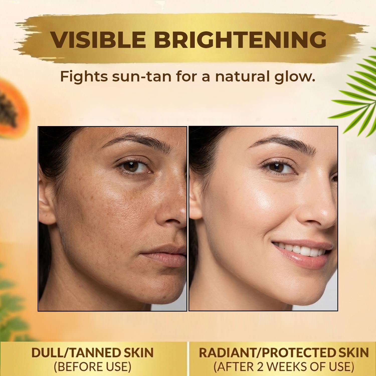 NutriGlow Naturals Papaya Sunscreen SPF 50 PA+++ 100g thumbnail