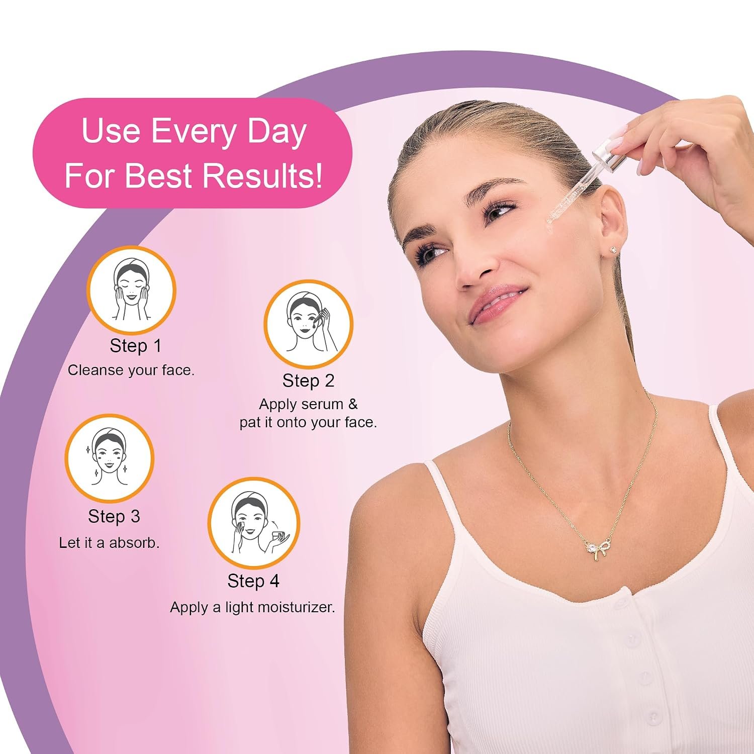 DR.RASHEL WHITE SKIN Whitening Fade Spots Serum with Arbutin, Niacinamide which Reduce Pigmentation, Fades Dark Spots, Smoother & Whiter Skin - 30ml thumbnail