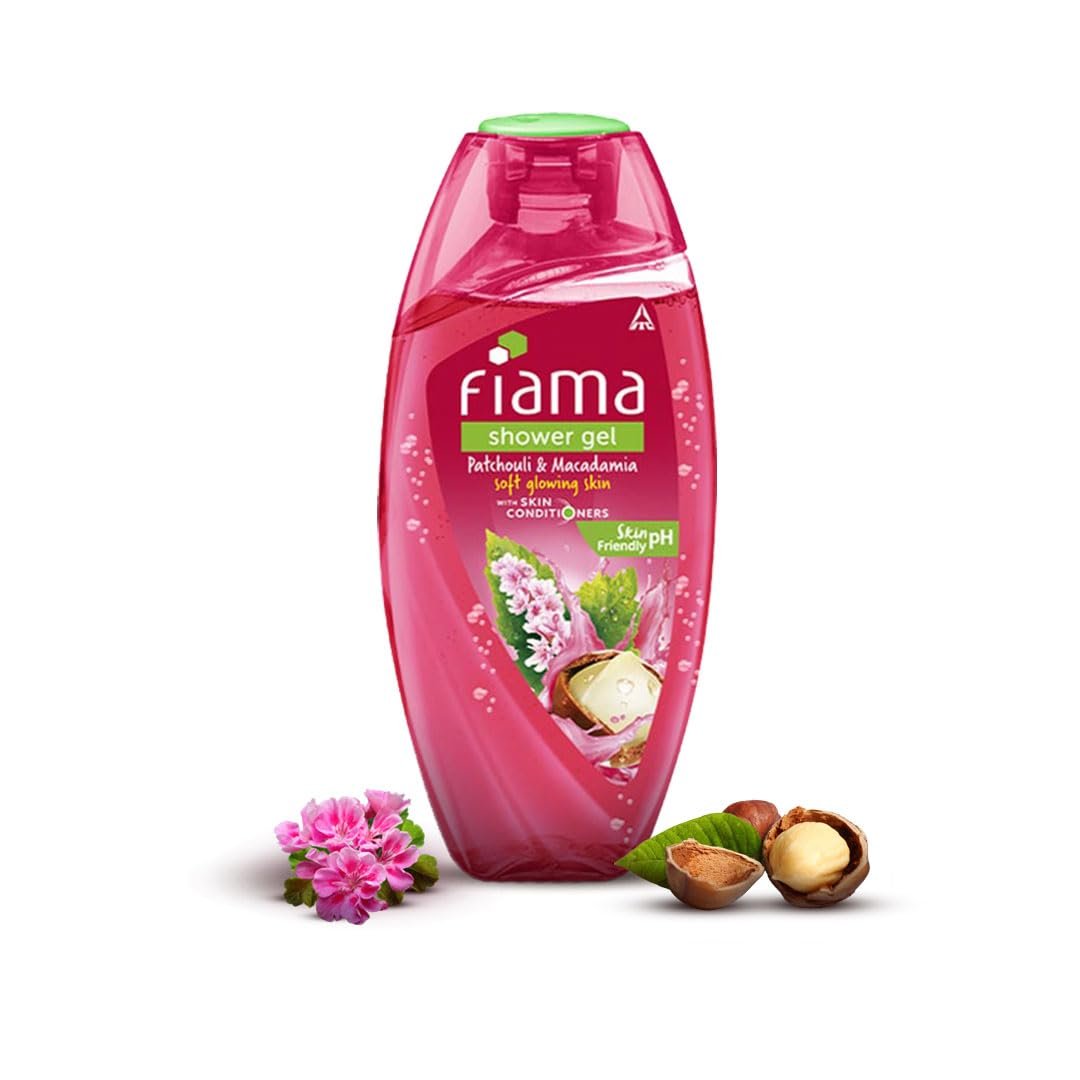 Fiama Body Wash Shower Gel Patchouli & Macadamia, 250ml, Body Wash for Women & Men with Skin Conditioners For Soft, Glowing Skin, Suitable for All Skin Types thumbnail