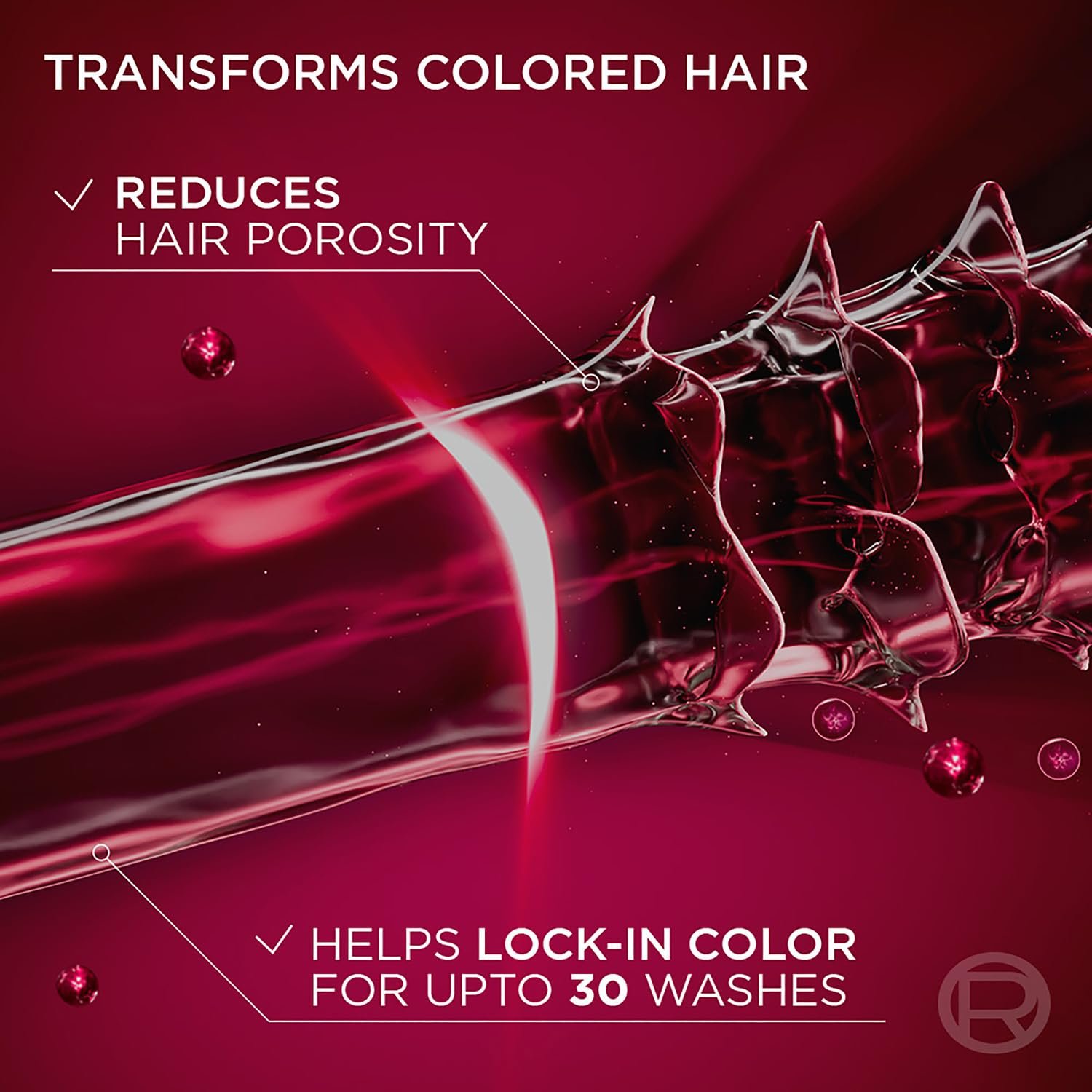 L'Oreal Paris Shampoo, Vibrant & Revived Colour, For Colour-treated Hair, Protects from UVA & UVB, Colour Protect, 650ml thumbnail
