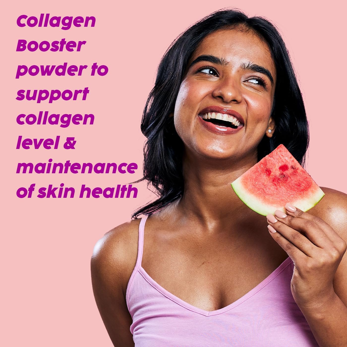 PLIX – THE PLANT FIX | Collagen Booster Powder to Support Healthy Skin | Supports Collagen Production, Antioxidants & Skin Health | Vitamin C, Hyaluronic Acid, Watermelon (200 g) thumbnail