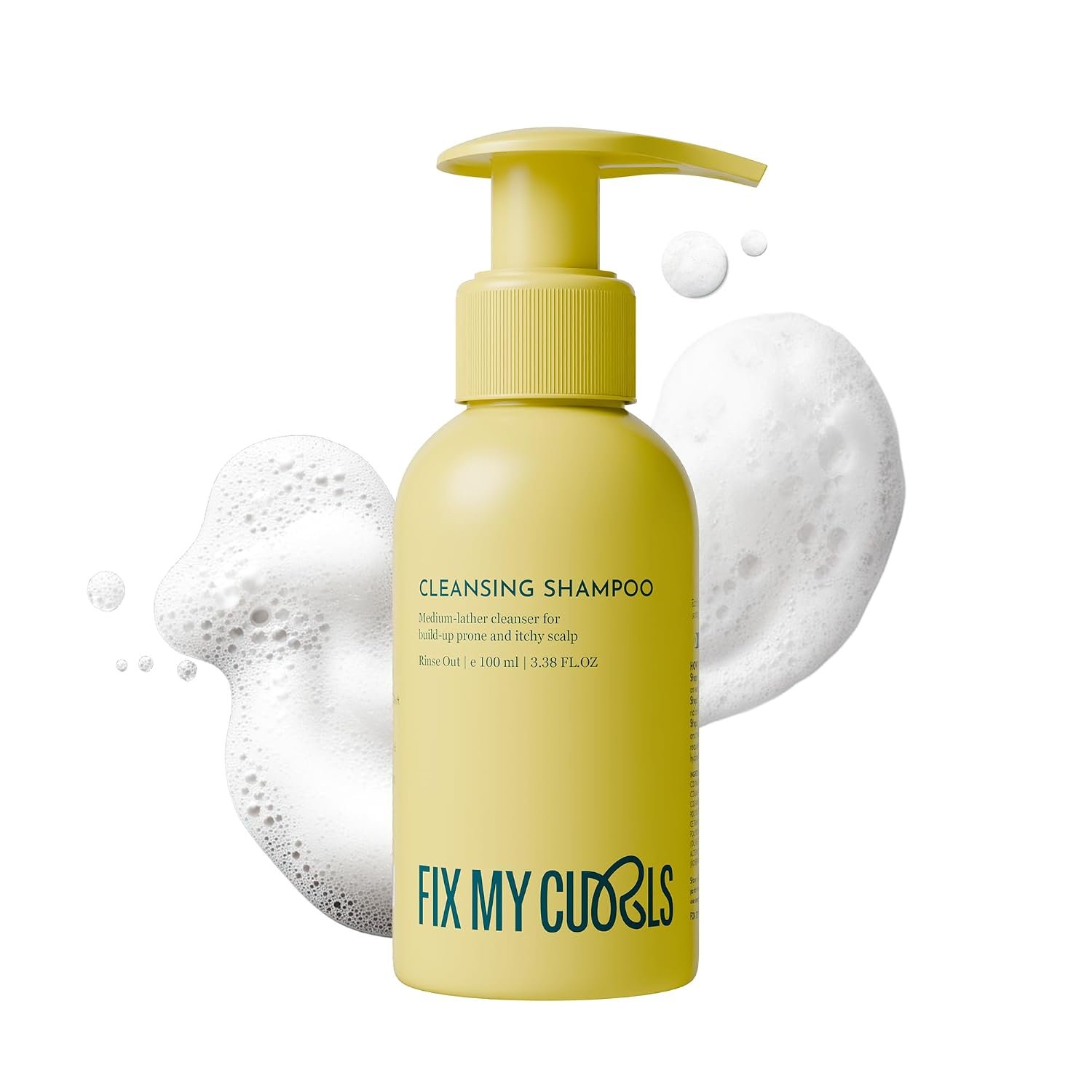 Fix My Curls Cleansing Shampoo | Sulphate Free | 100ml Gently resets greasy roots and clears buildup. No harsh ingredients needed.