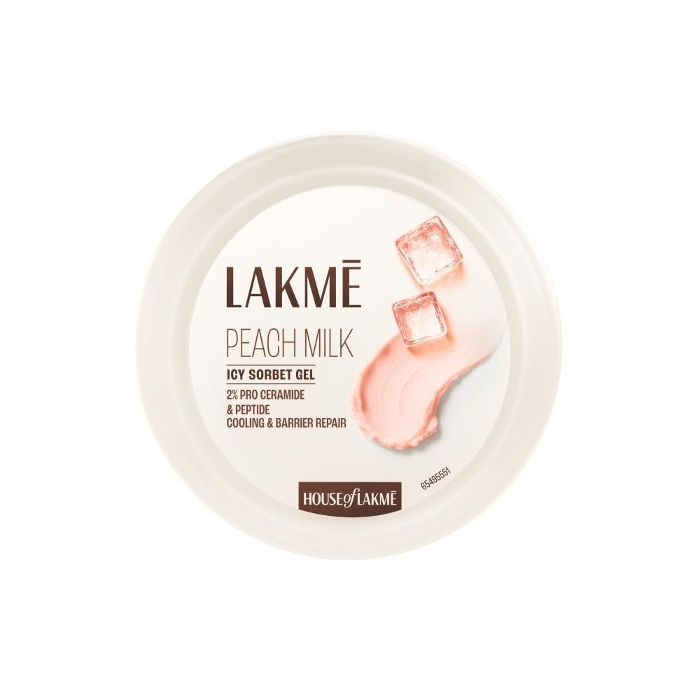 Lakmē Peach Milk Icy Sorbet Gel: First Ever Cooling Face Moisturizer 200g