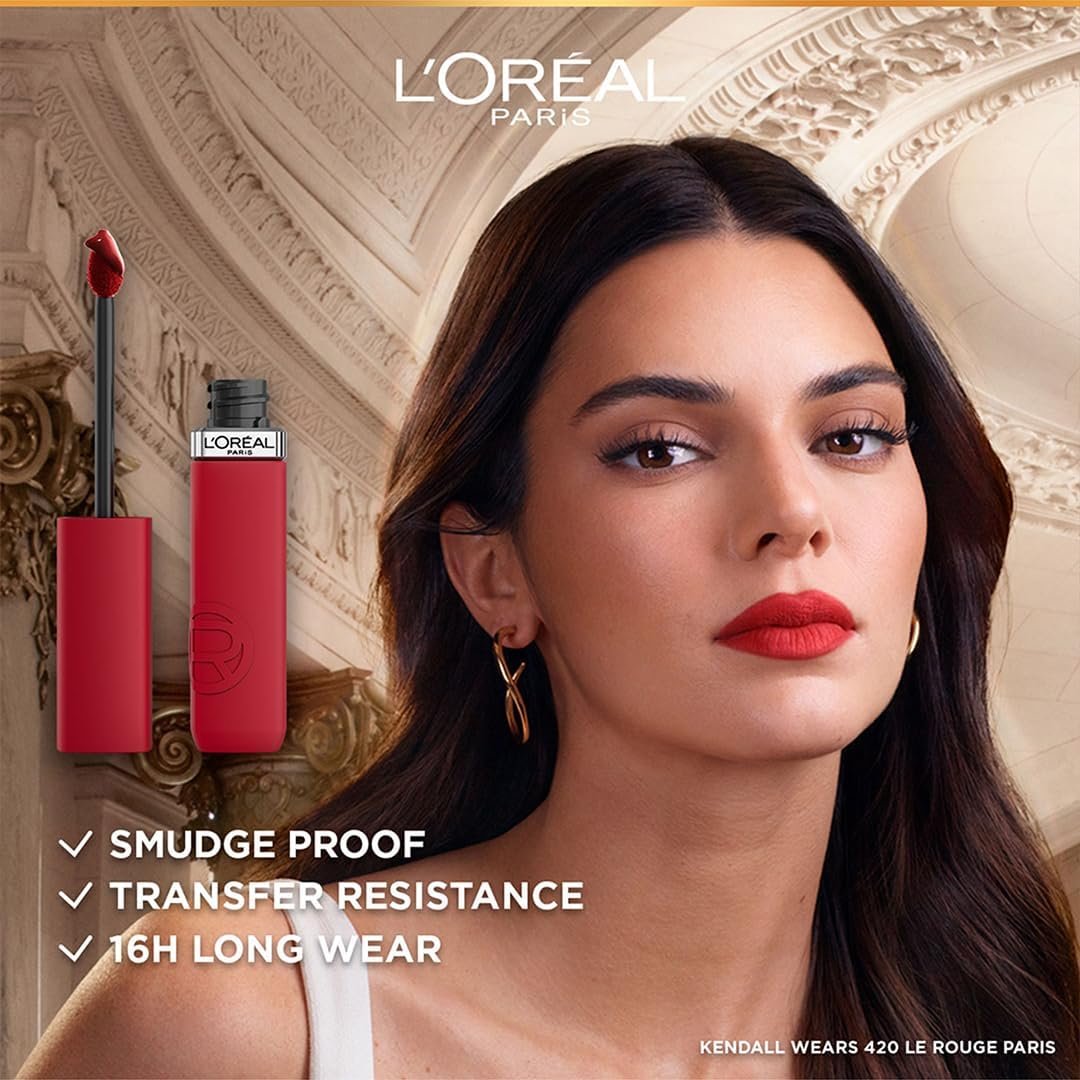 L'Oreal Paris Infallible Matte Resistance Liquid Lipstick, Le Rouge Paris thumbnail