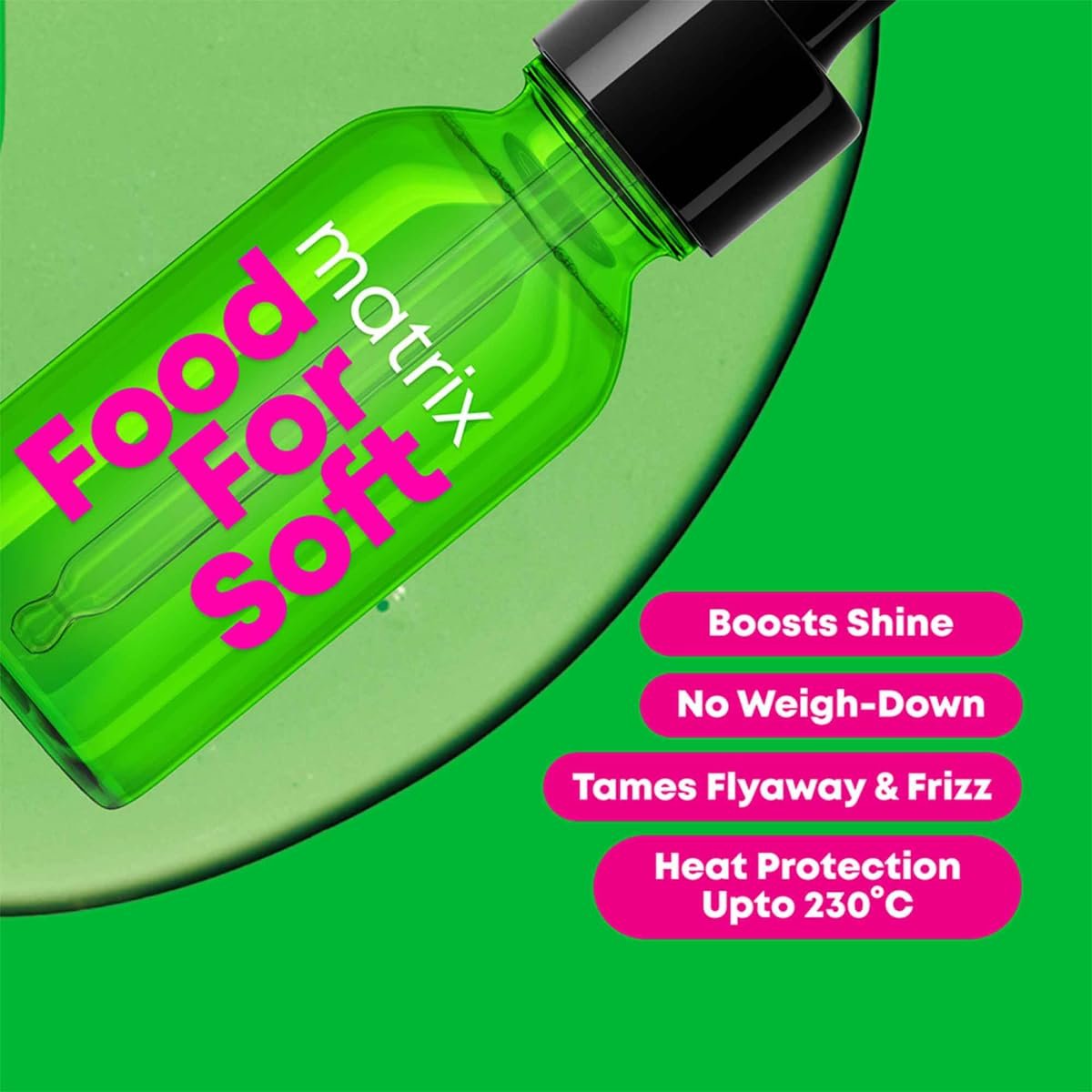 Matrix Professional Food For Soft Hydrating Shampoo Conditioner Serum Combo For Dry, Dehydrated Hair|5x More Hydration|3 Days Of Softness|With Hyaluronic Acid & Avocado Oil (200ml+100ml+30ml thumbnail