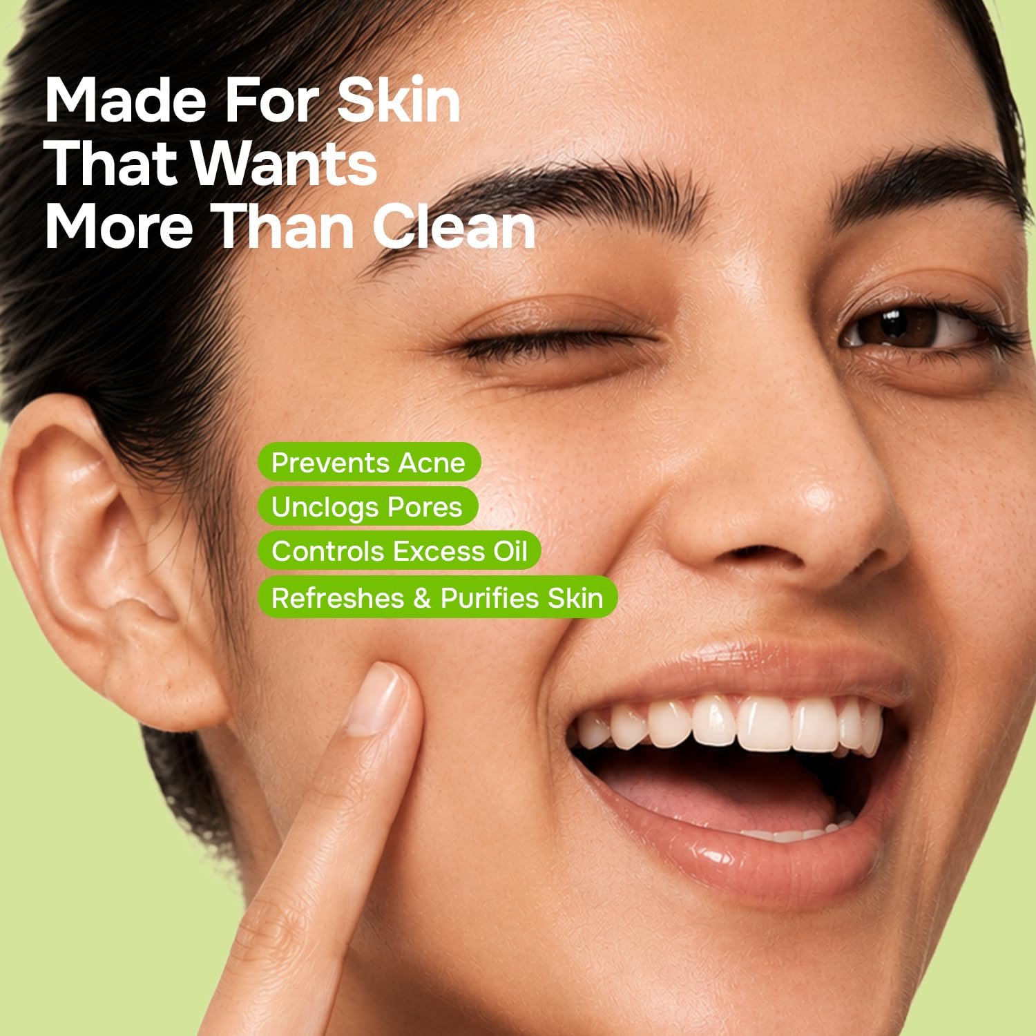 Swiss Beauty Care Juicy Glow Face Wash | Tea Tree + Salicylic Acid 1% | Removes Dirt & Grime | Combats Acne | Reduces Excess Oil | Unclogs Pores -100g thumbnail