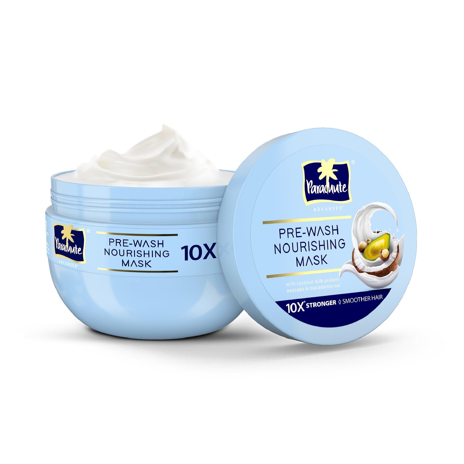 Parachute Advansed Pre-Wash Nourishing Hair Mask For Scalp&Hair | Total Hair Health 10X Stronger Hair&Smoother |All Hair Types,250Ml, thumbnail