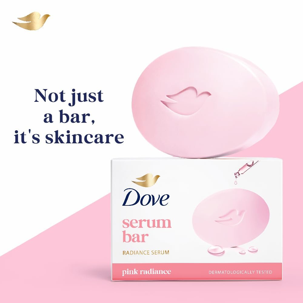 Dove Serum Bar | with Radiance Serum | Pink Radiance | 375g (125g x 3) thumbnail