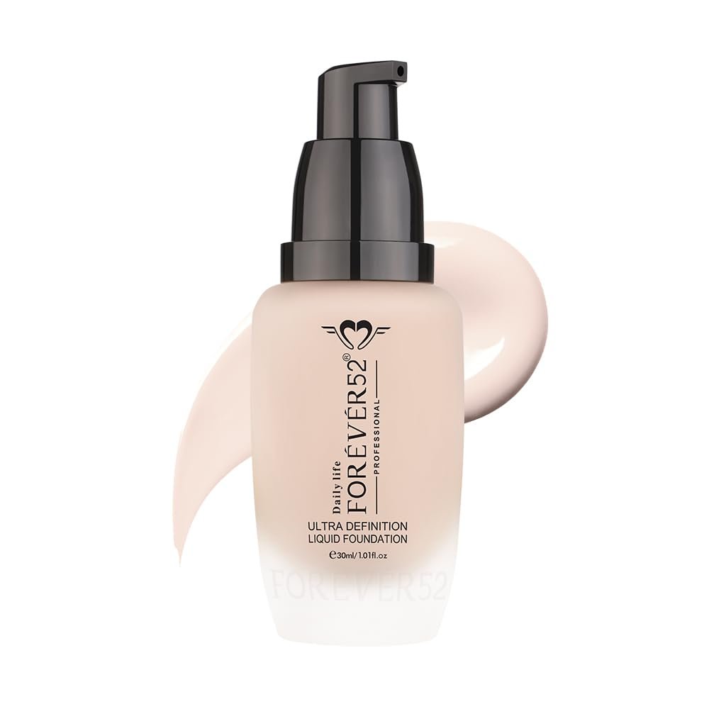 Daily Life Forever52 Ultra Definition Liquid Foundation | 24H Wear, Medium to Full Coverage, Pore-Minimizing & Mattifying, Long Lasting, Anti-Aging, Satin Finish| Cream Pie (FLF009) 30ml thumbnail