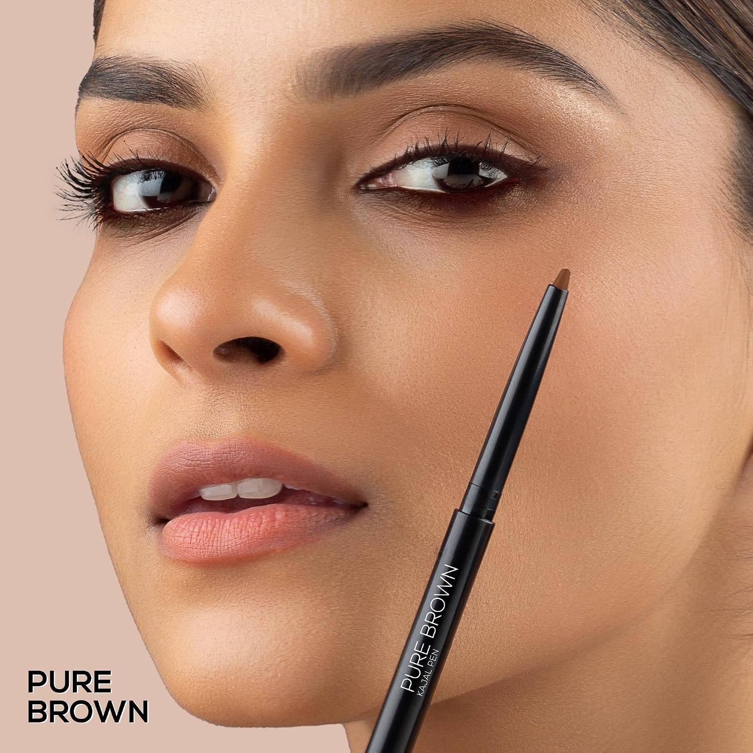 RENEE Pure Brown Kajal Pen with Sharpener |24 Hrs Stay Long Lasting Kohl Pencil |Matte Finish, Rich Color Payoff |Smudge & Water Proof with One Swipe Application Formula - 0.30gm thumbnail