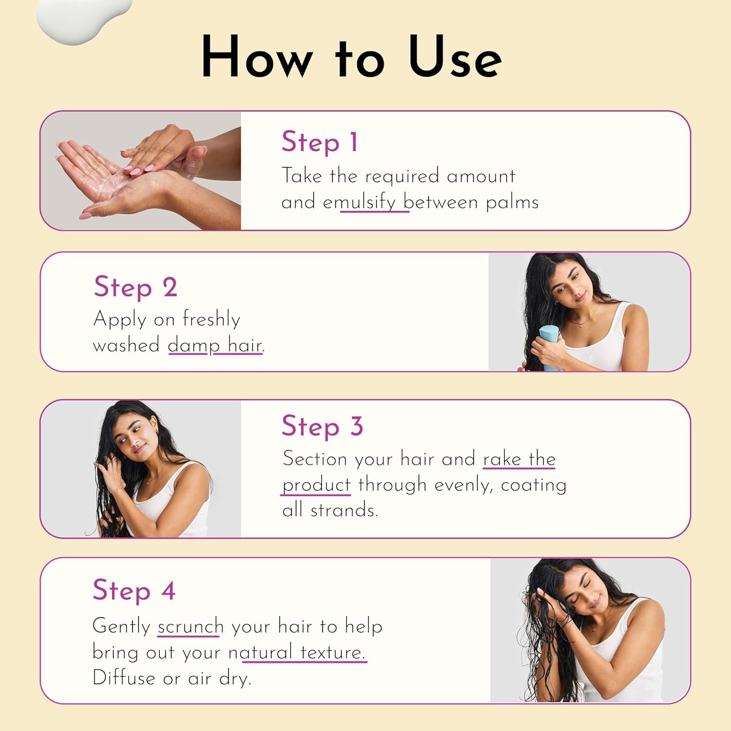 Fix My Curls Milky Leave In Serum | Frizz Control | Wavy Hair | 30ml Lightweight leave-in that controls frizz while keeping hair bouncy and soft. thumbnail