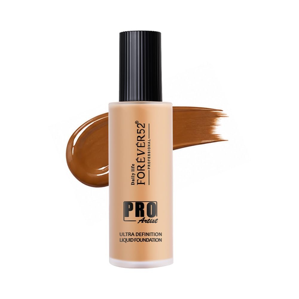 Daily Life Forever52 Pro Artist Ultra Definition Liquid Foundation | Long Lasting, Full Coverage, 24H, Waterproof & Sweatproof, Lightweight Hydrating, Oil-Free Formula - Caramel (BUF011) 60M thumbnail