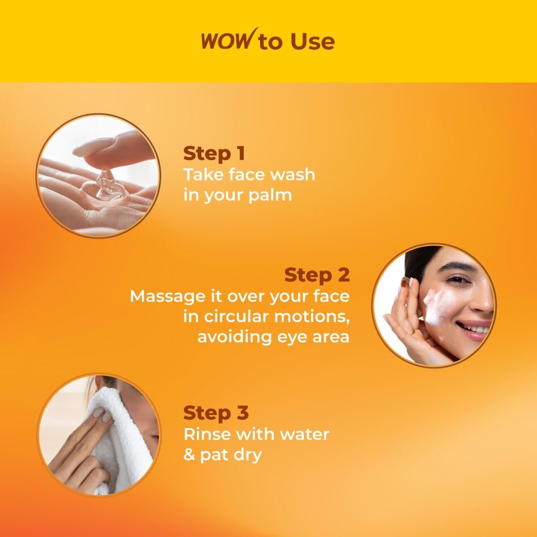 WOW Skin Science Ubtan Cleansing Face Wash | Turmeric & Saffron | All Skin Types | Clear, Glowing Skin | 100% Vegan | Paraben & Sulphates Free | For Women & Men | 100 ml thumbnail
