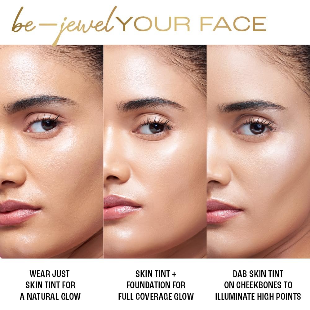 LAKME Be-Jewel Luminous Skin Tint, 25ml, for Radiant, Smooth and Luminous Finish, with Light-Reflecting Polymers, 24HR Filter-Like Wear, Foundation for Women Dry Skin, for Women- Cool Walnut thumbnail