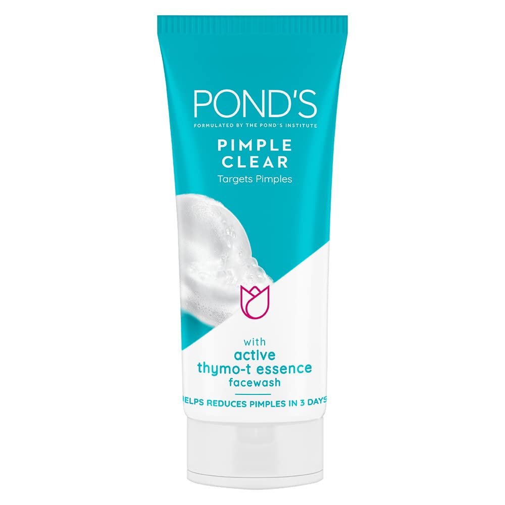 POND's Pimple Clear, Facewash, 100G, For Glowing Skin, With Active Thymo-T Essence Formula, Helps Reduce Pimples In 3 Days, Face Wash Controls Oil, Reduces Blackheads thumbnail