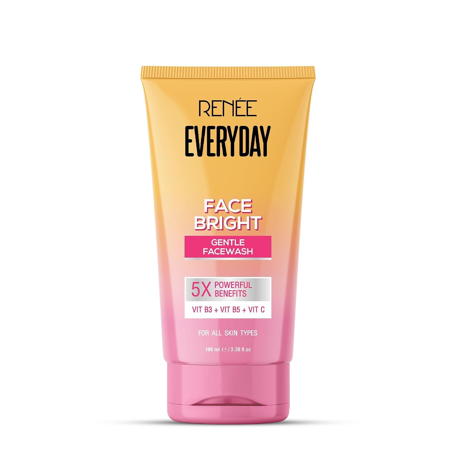 RENEE Everyday Face Bright Gentle Face Wash For Fresh, Clean Skin | Hydrates, Brightens Skin, Reduces Oil | With Vitamin B3, B5, and C | Facewash for Women & Men of All Skin Types | 100 Ml thumbnail