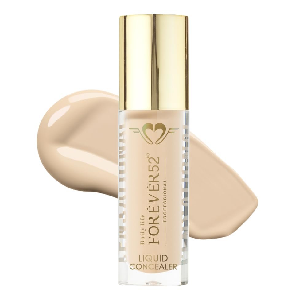 Daily Life Forever52 Sensational Liquid Concealer|Enriched with Hyaluronic Acid,Niacinamide&Vitamin E| Lightweight,Hydrating&Flawless Coverage for Dark Circles,Redness&Blemishes -S&,1 Count