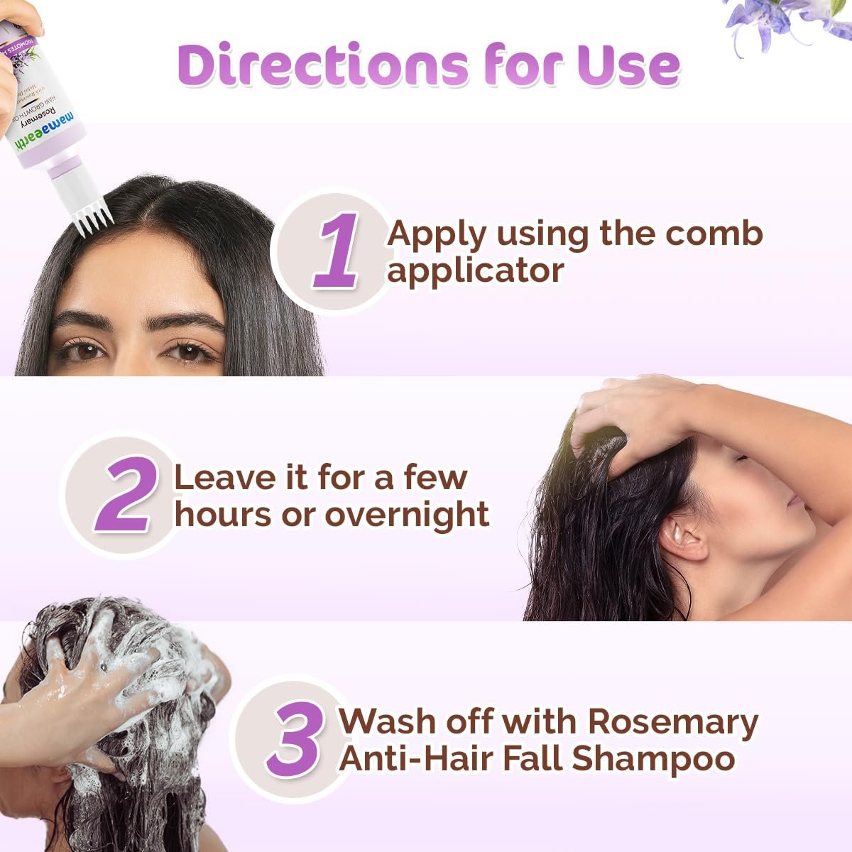 Mamaearth Rosemary Hair Growth Oil with Rosemary & Methi Dana for Promoting Hair Growth - 150 ml thumbnail