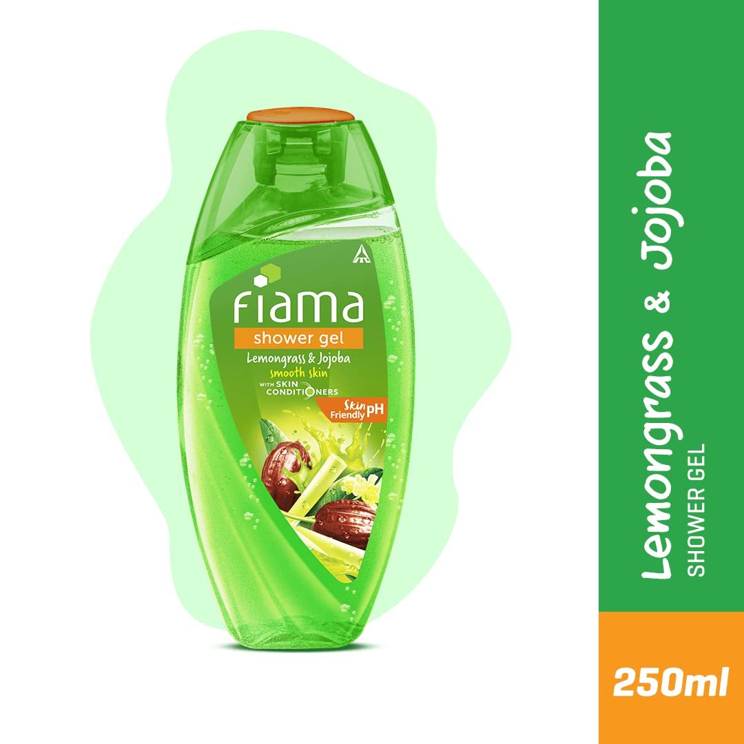Fiama Body Wash Shower Gel Lemongrass & Jojoba, 250ml, Body Wash for Women and Men with Skin Conditioners for Smooth Skin & Gentle Exfoliation, Suitable for All Skin Types thumbnail