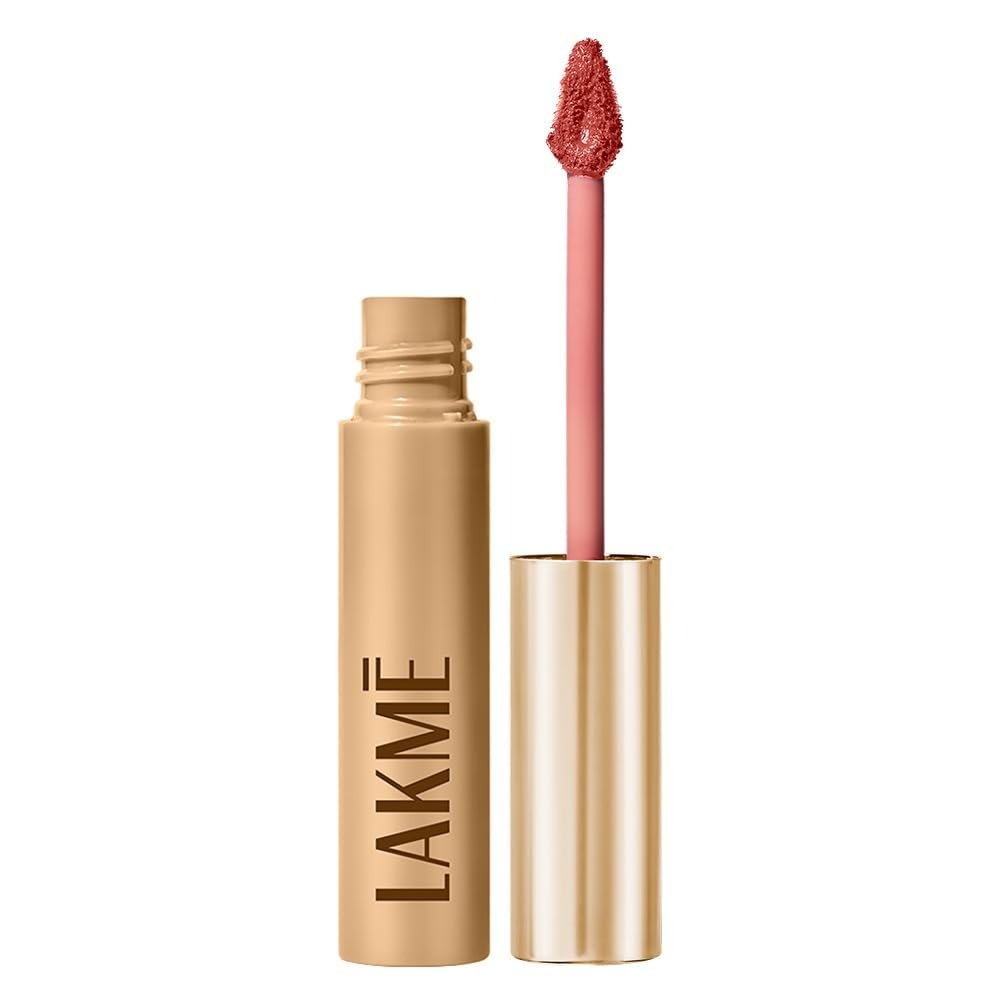 LAKMÉ 9 To 5 Weightless Mousse Lip & Cheek Color, Matte Lipstick & Blush, Lightweight, Long Lasting Lip & Cheek Tint For Dewy Look, Blush Velvet, 9 G thumbnail