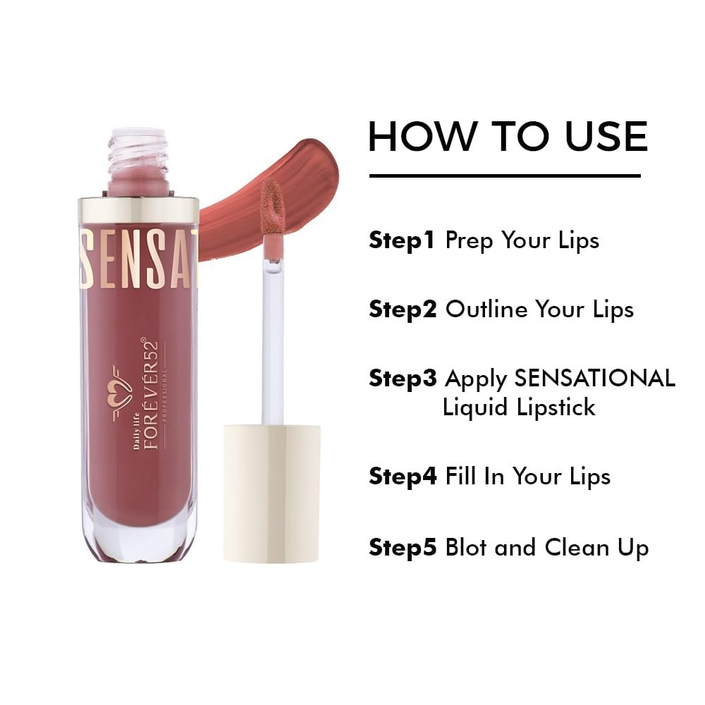 Daily Life Forever52 Sensational Lip | Matte Liquid Lipstick -Stella Rosa - 015 thumbnail