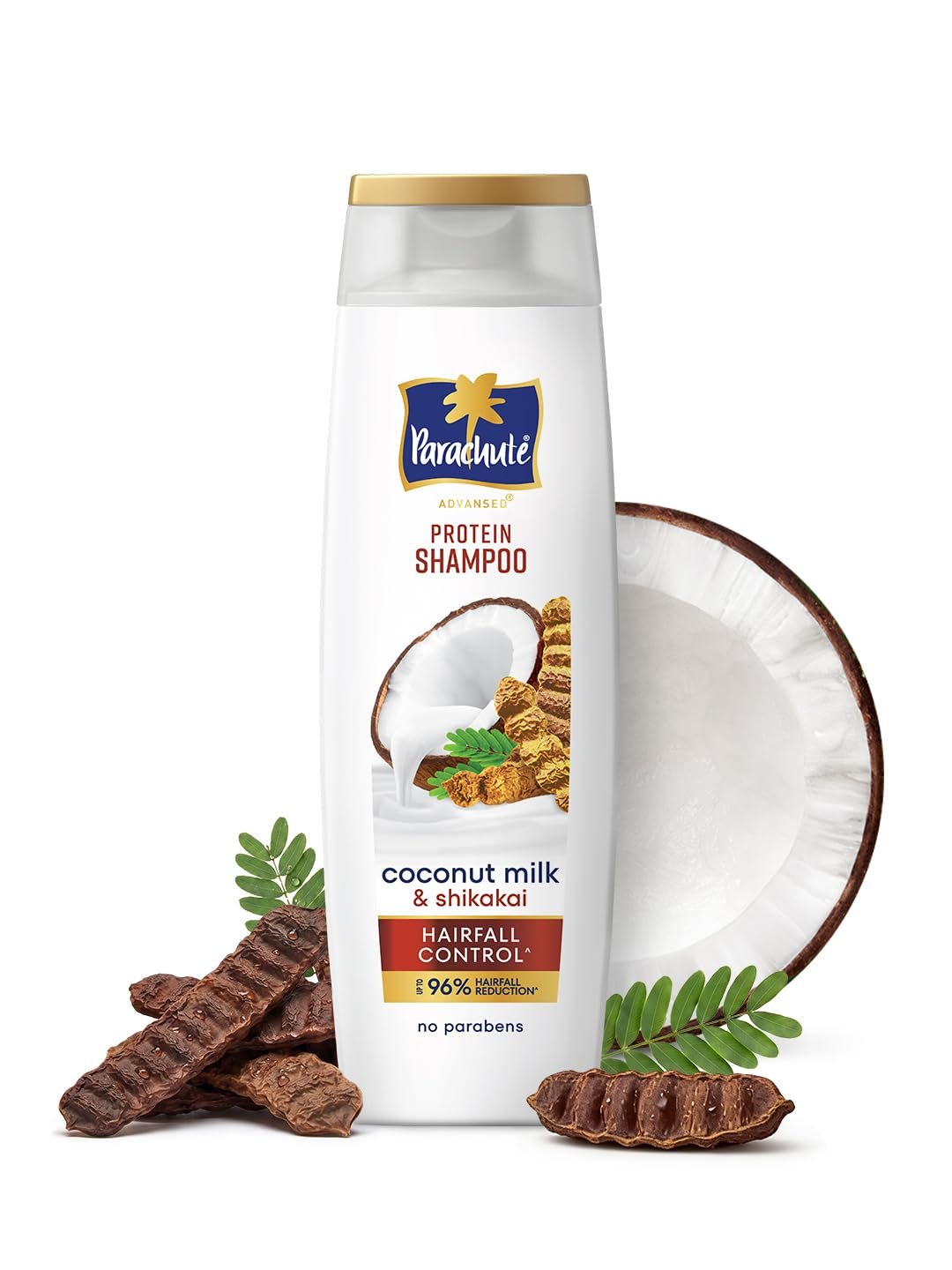 Parachute Advansed Protein Shampoo with Coconut Milk & Shikakai |  Paraben free | For Men & Women | 340ml thumbnail