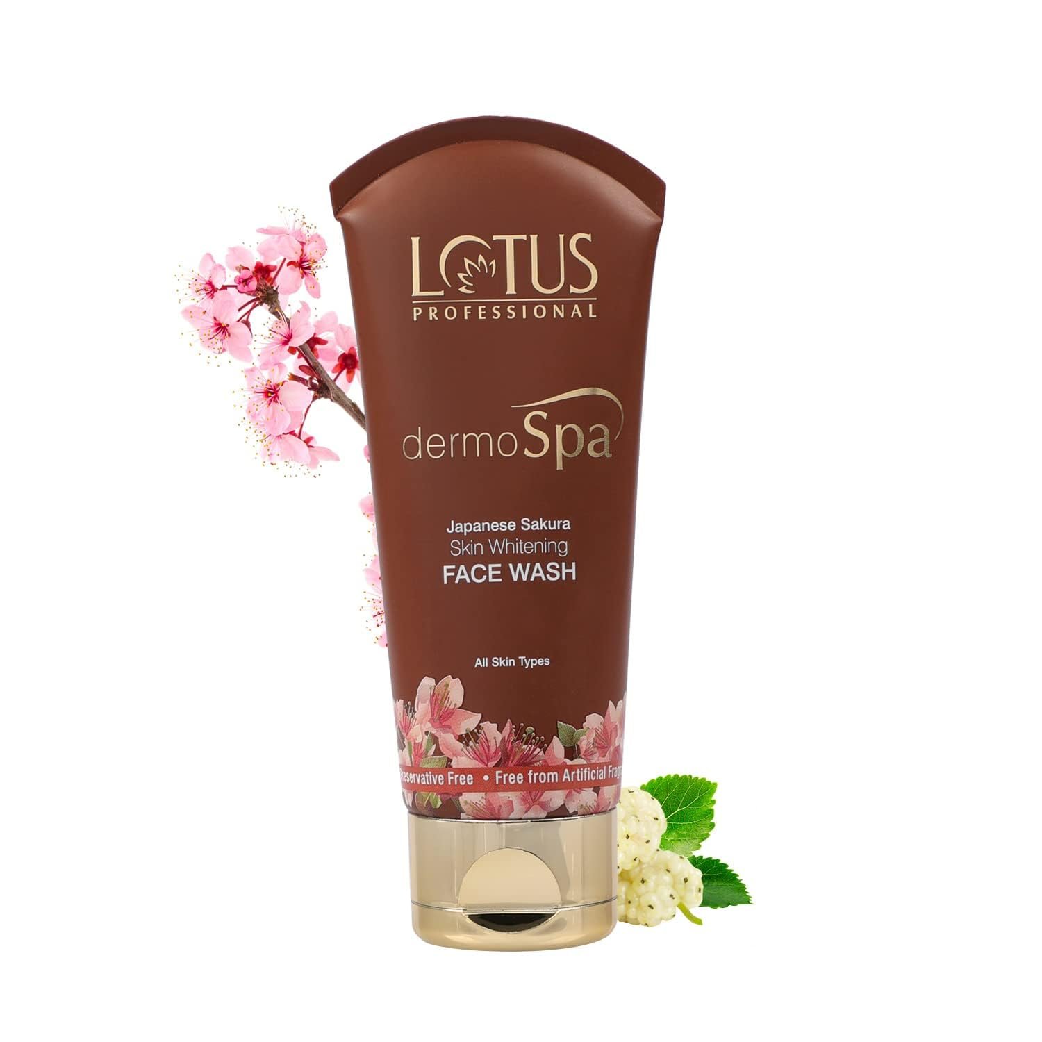 Lotus Professional Dermospa Japanese Sakura Whitening Face Wash, 80G