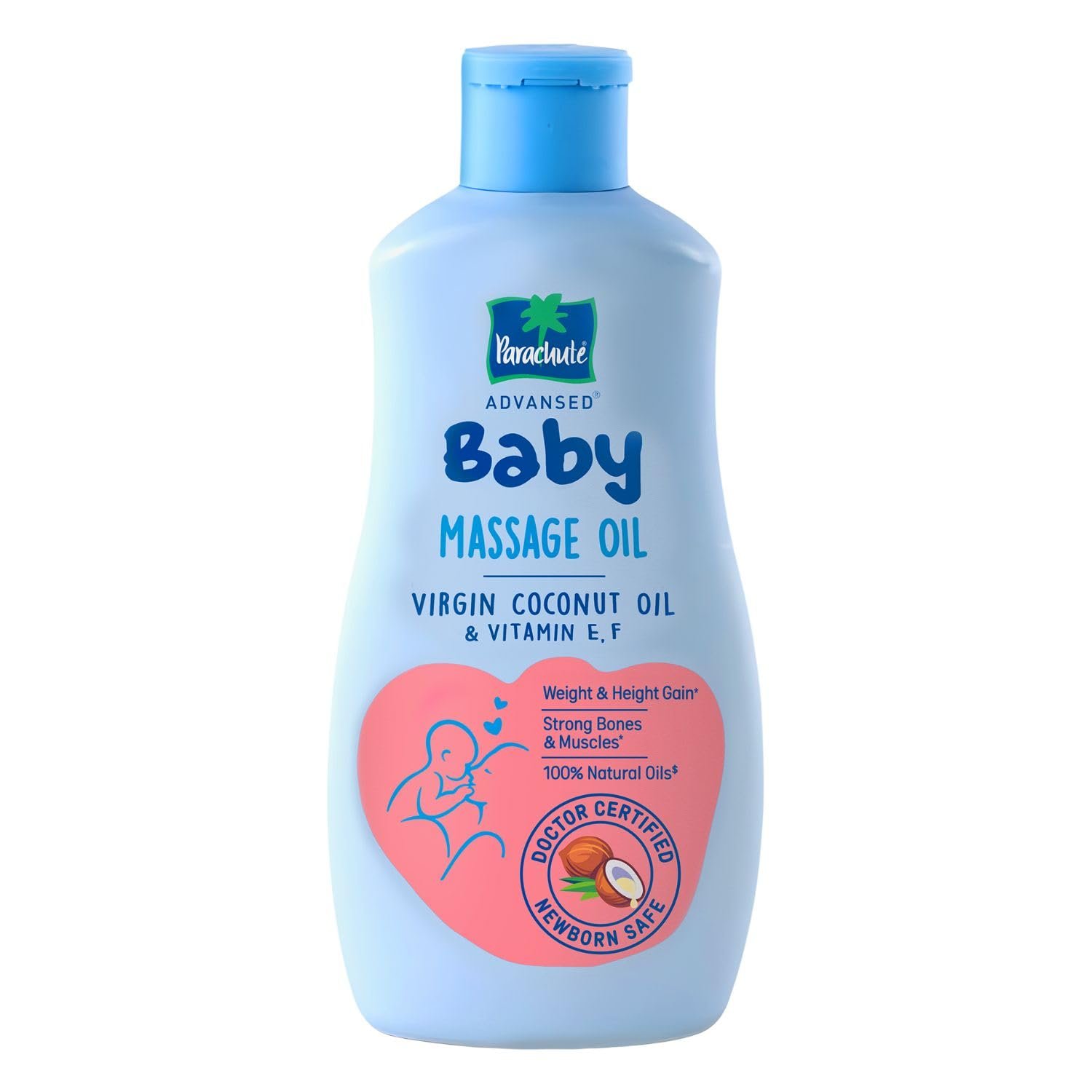 Parachute Advansed Baby Massage Oil for New Born| 100% Virgin Coconut Oil | Clinically Proven for Better Growth| Vitamin E & F| 200 Ml thumbnail