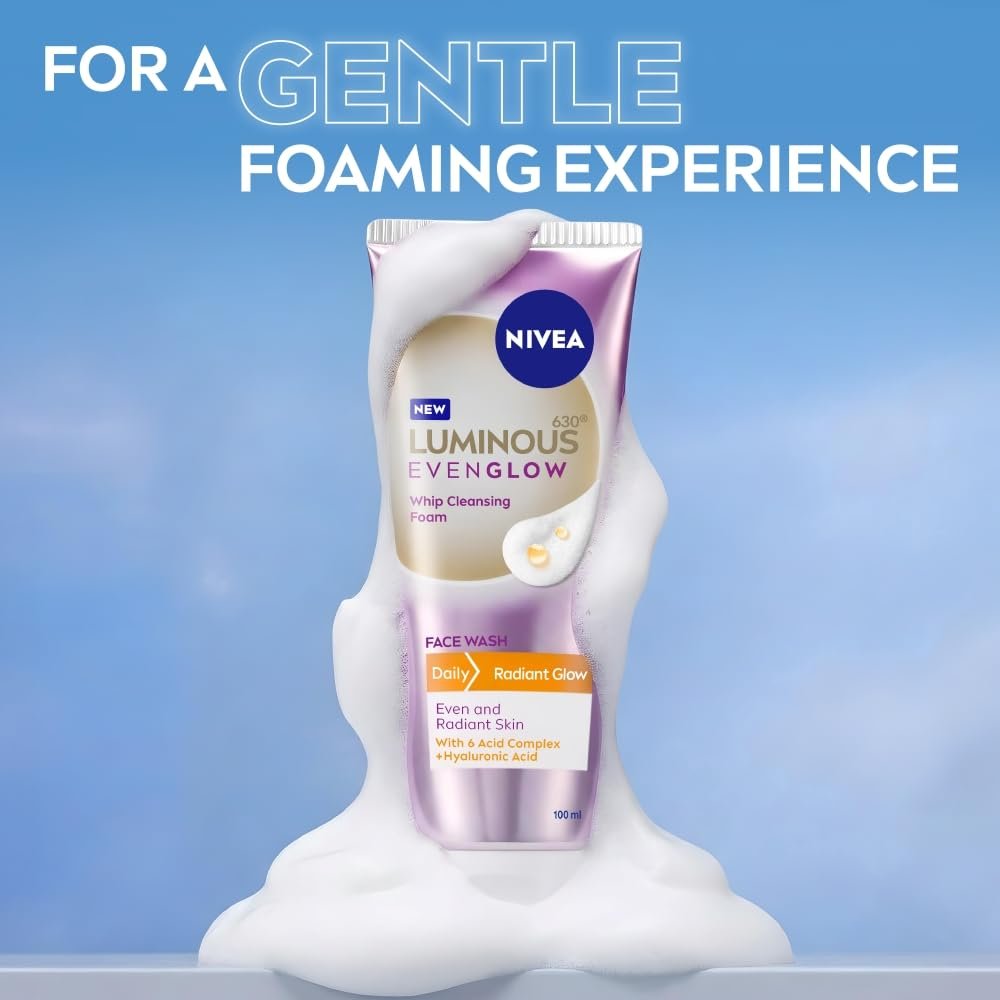 NIVEA Luminous Vitamin C - Whip Foaming Face Wash 100ml thumbnail