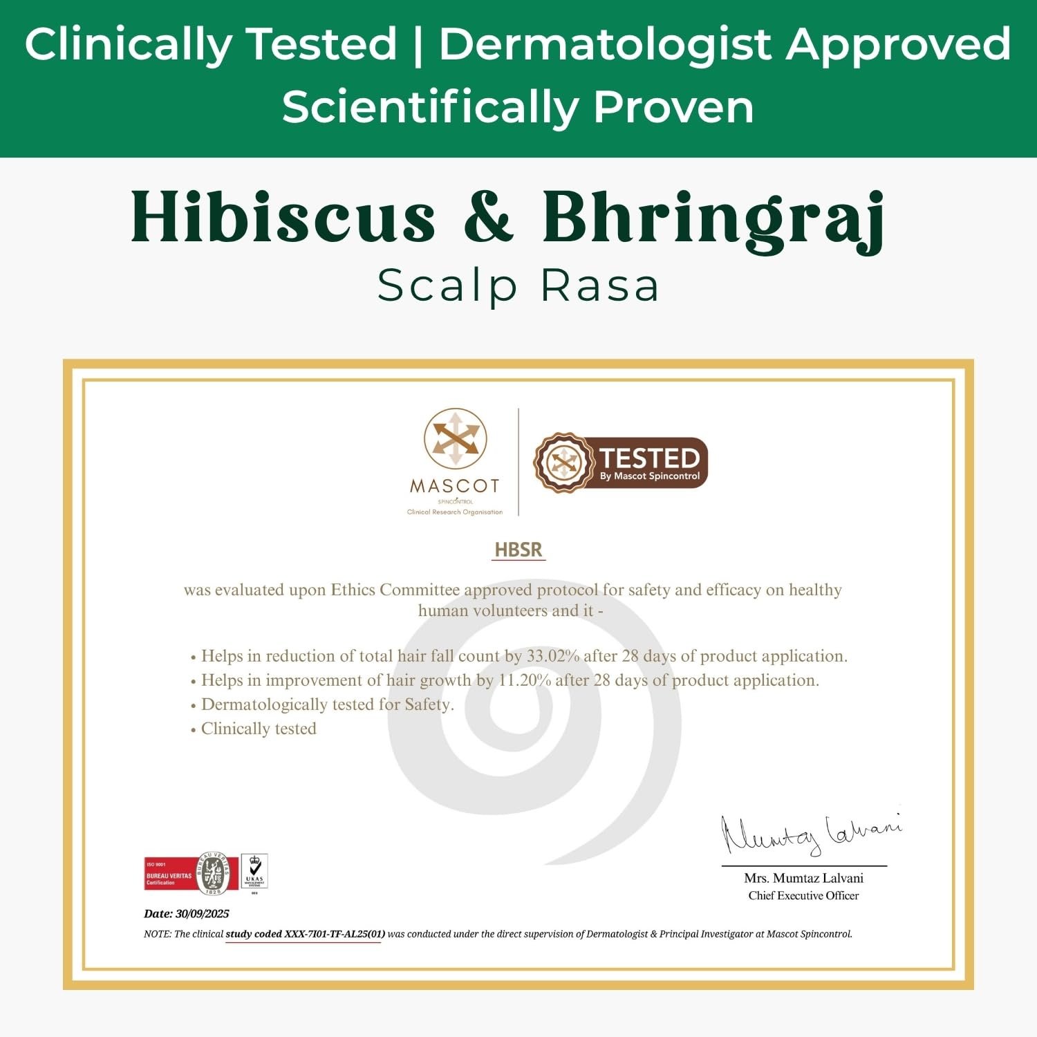 Aroma Treasures Hair Growth Serum For Scalp (Spray), Hibiscus & Bhringraj Scalp Rasa, Controls HairFall & Boosts New Hair Growth, In-Vivo Tested, For Men & Women | 60ml thumbnail